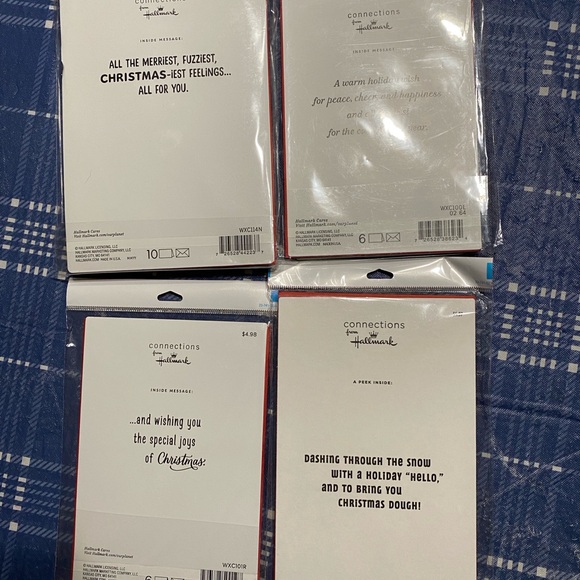 Lot of 4/Pack 3-6 Cards Each 1-10 Cards & Envelope-Individual Total 28 NWB - Picture 3 of 11